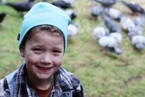 Mała dziewczynka przyniósł przyjaźń z koronami i płacą jej wzajemność Mała dziewczynka przyniósł przyjaźń z koronami i płacą jej wzajemność